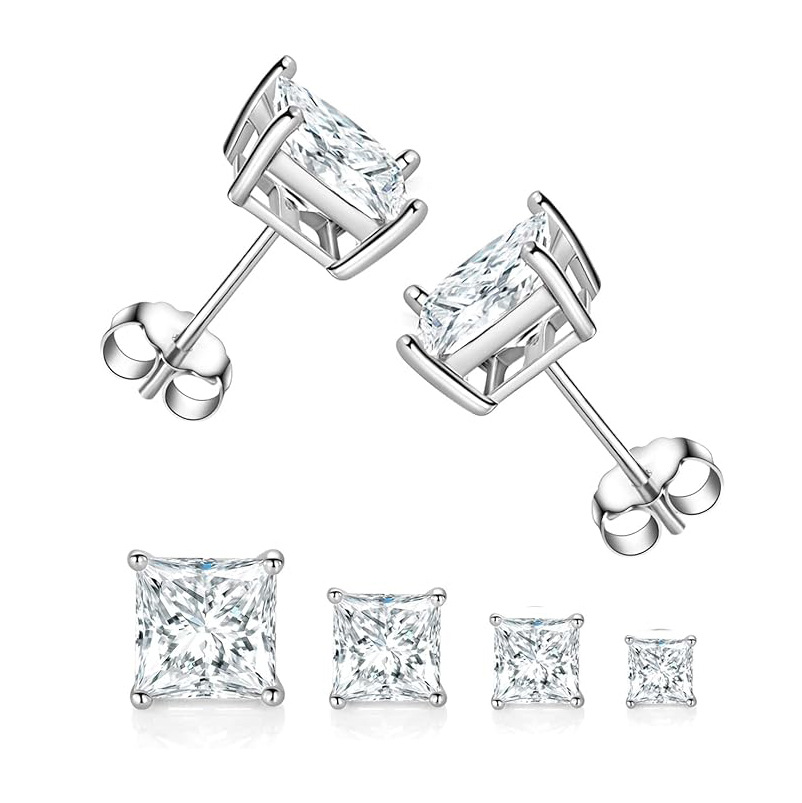 Double-layer Zircon Earrings For Women - Image 1