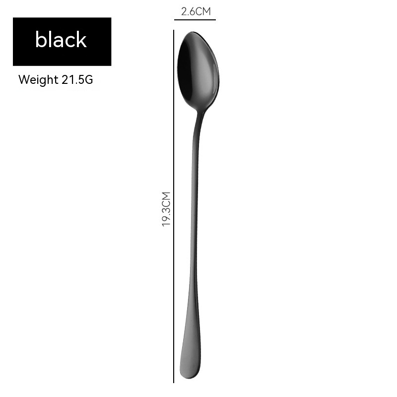 Black Tip Spoon