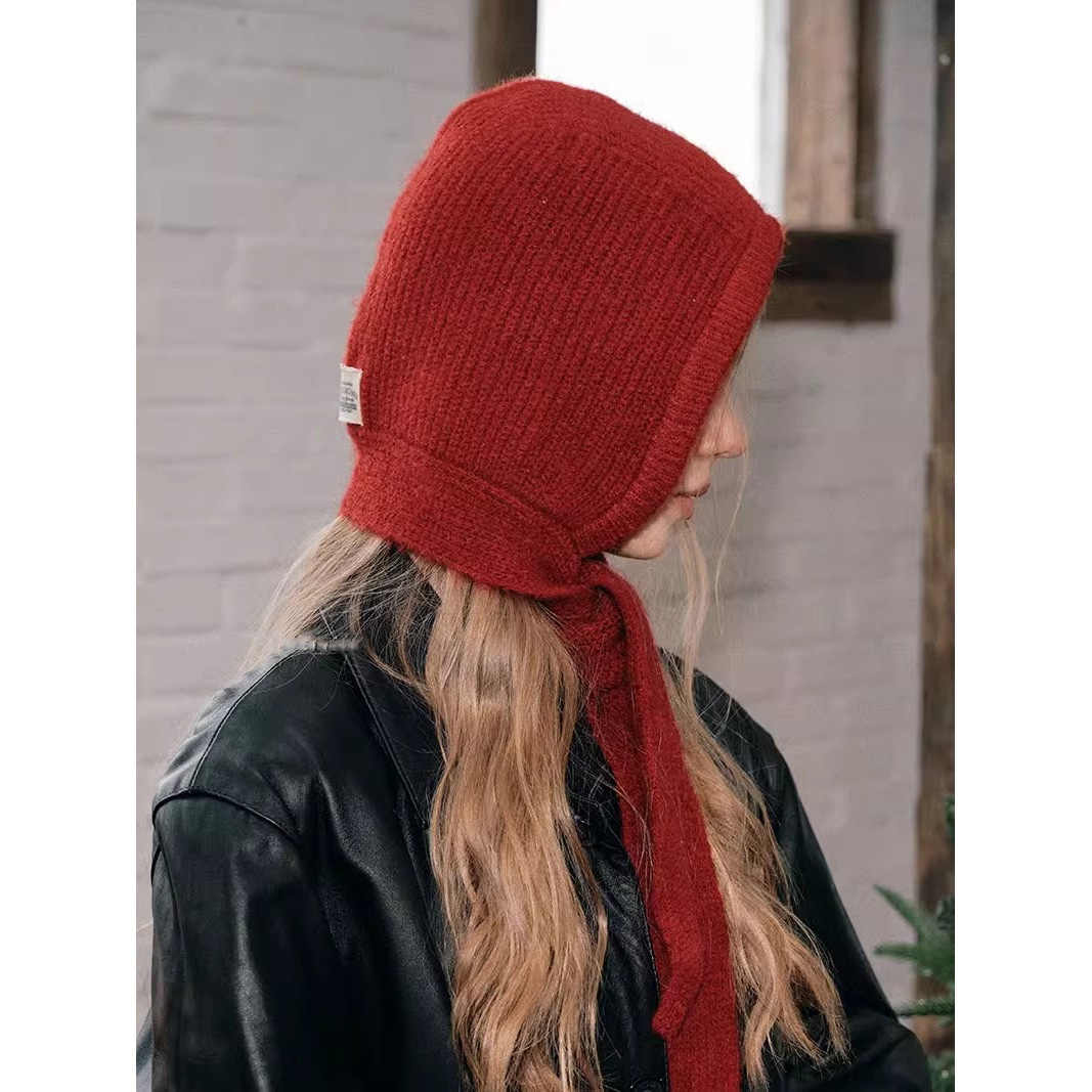 Title 3, Bandage Warm Balaclava Retro Pullover Earmuffs Hat