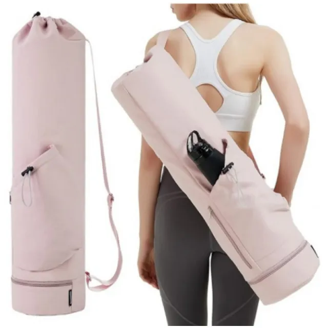 Sports Yoga Mat Strap Multifunction Storage Bag Pink - Shop at LoveMi