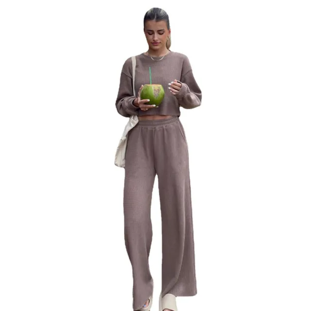 Women's Autumn And Winter New Casual Sweatshirt Outfit Brown - Shop at LoveMi
