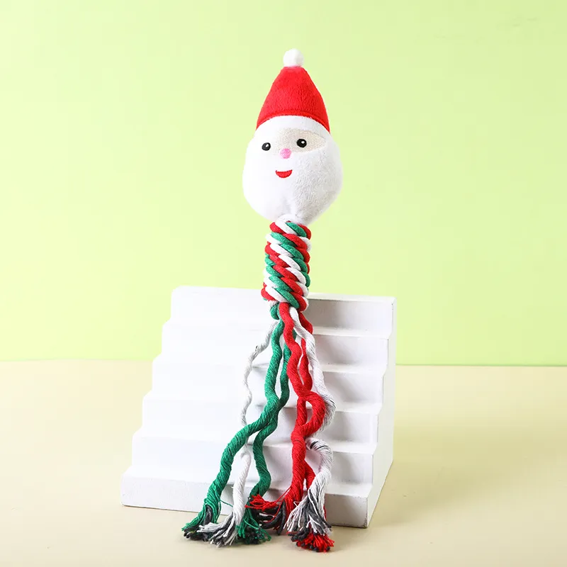 Christmas Cotton String Pet Plush Toy Molar Resistance – image 3