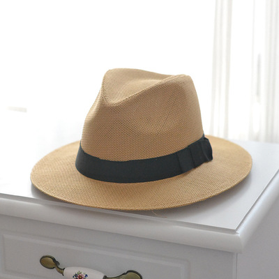 Men's Straw Hat Hollow Sun Shade