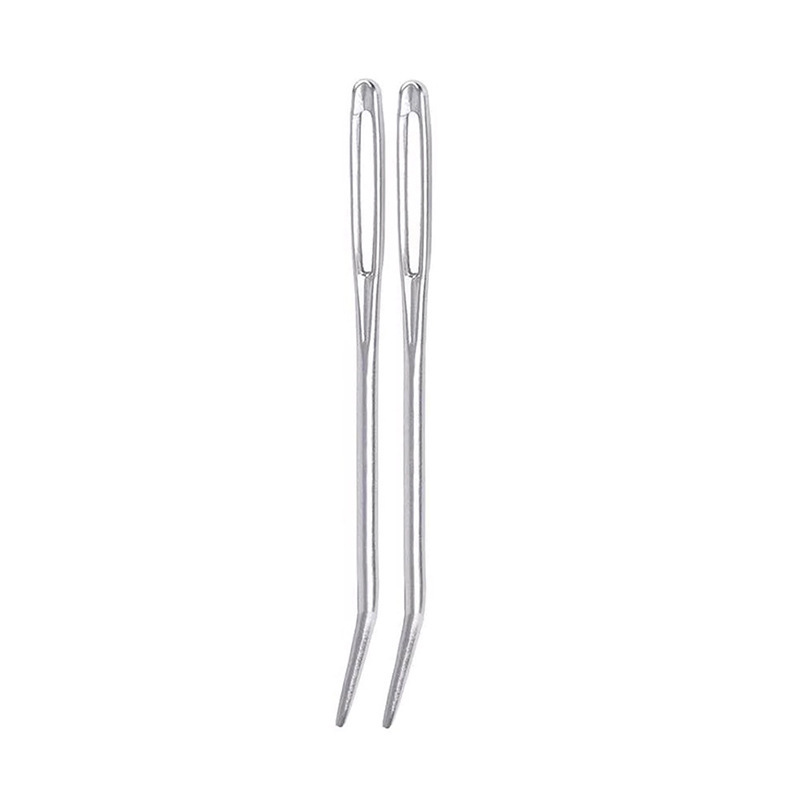 Big Eye Elbow Needle Silver