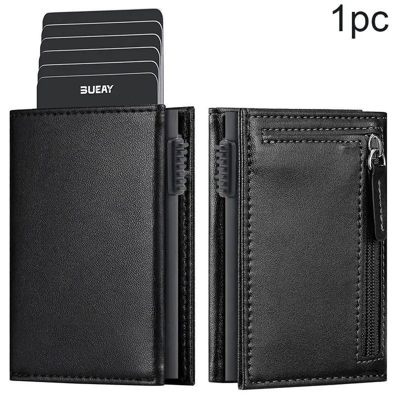 Foreign Trade First-layer Cowhide Genuine Leather Card Holder
