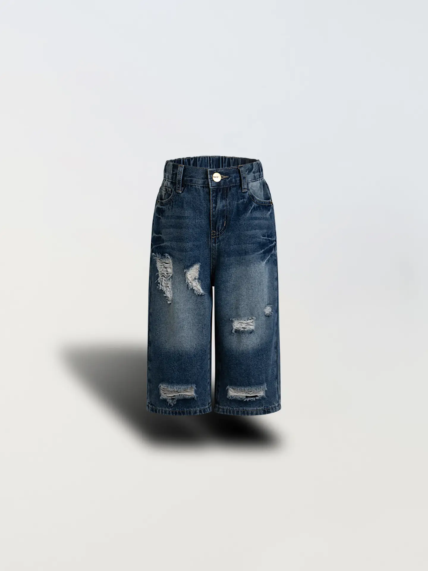 Washed Soft And Comfortable Boys Denim Shorts