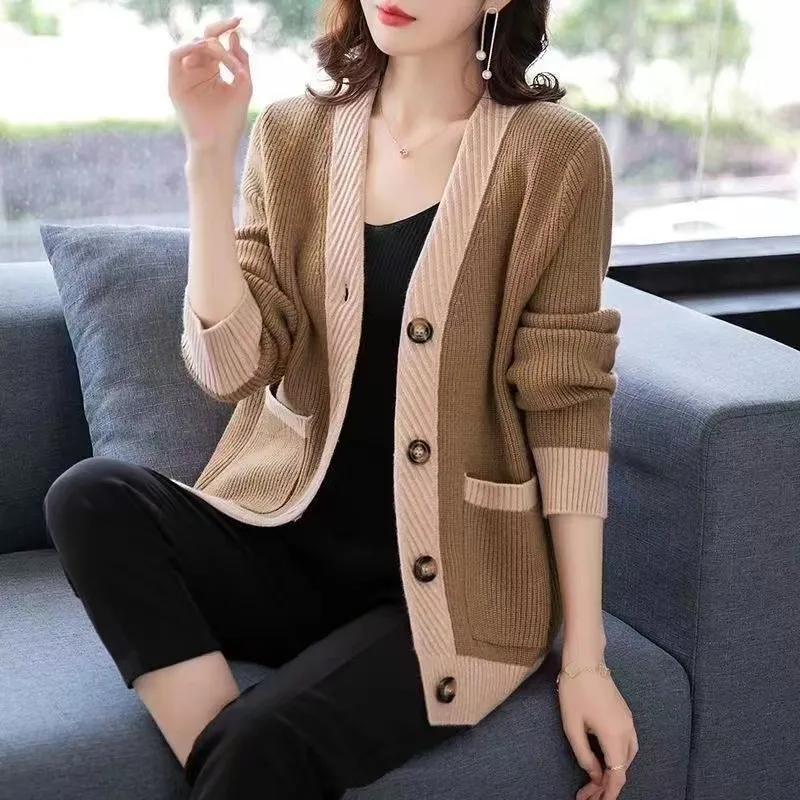 New Fashion All-matching Oversized Loose Coat - Camel