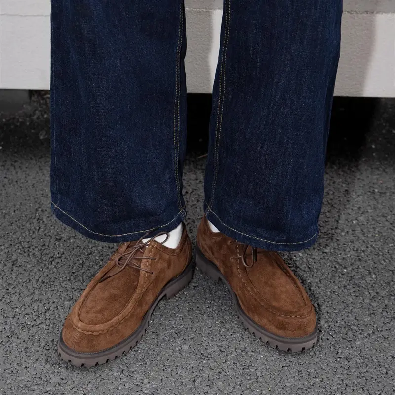 Retro Mens Leather Shoes Springautumn Style