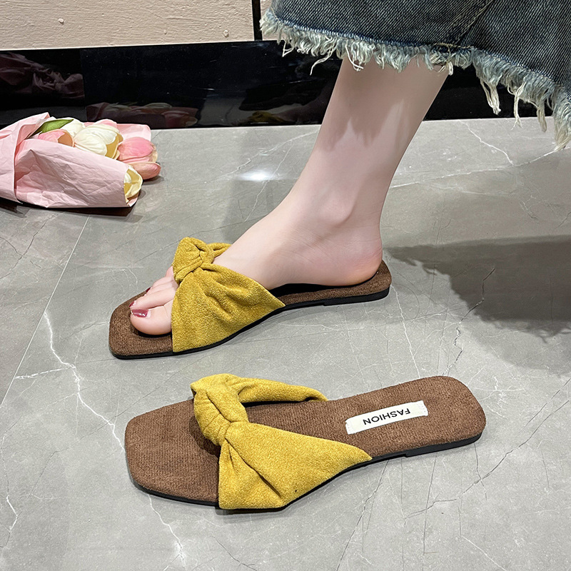 Suede Slide Sandals, picture 3 of 5