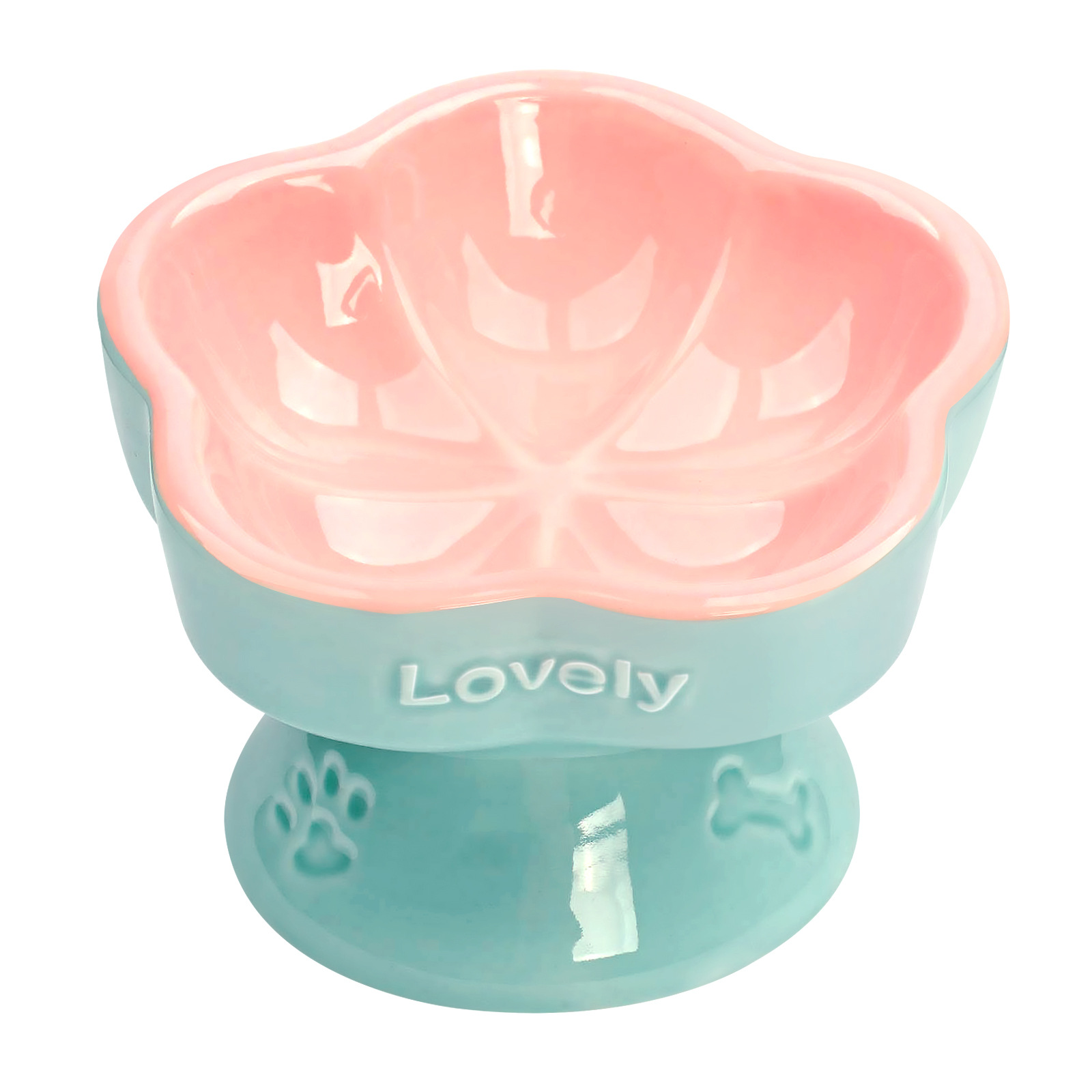 Ceramic Elevated Pet Bowl For Medium To Large Dogs — foto 7