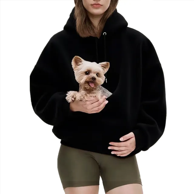 New Women's Loose Plaid Pullover Fleece Sweatshirt Black - Shop at LoveMi