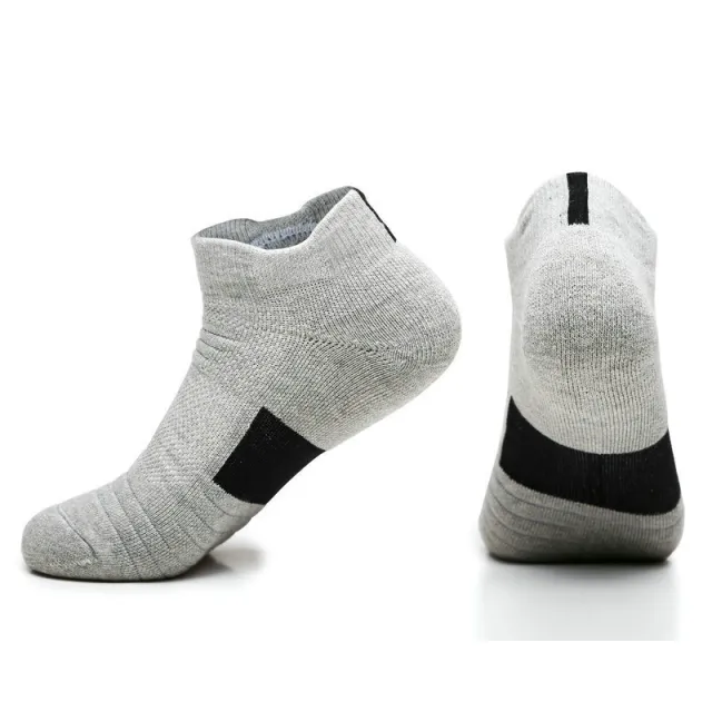 Basketball Socks Men's Thickened Long Tube High top Sports Socks Short Gray - Shop at LoveMi