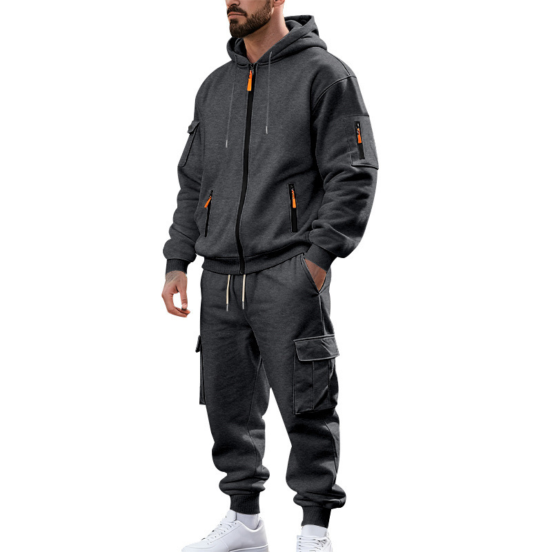 Mens Casual Sportswear Workwear Trendy Set