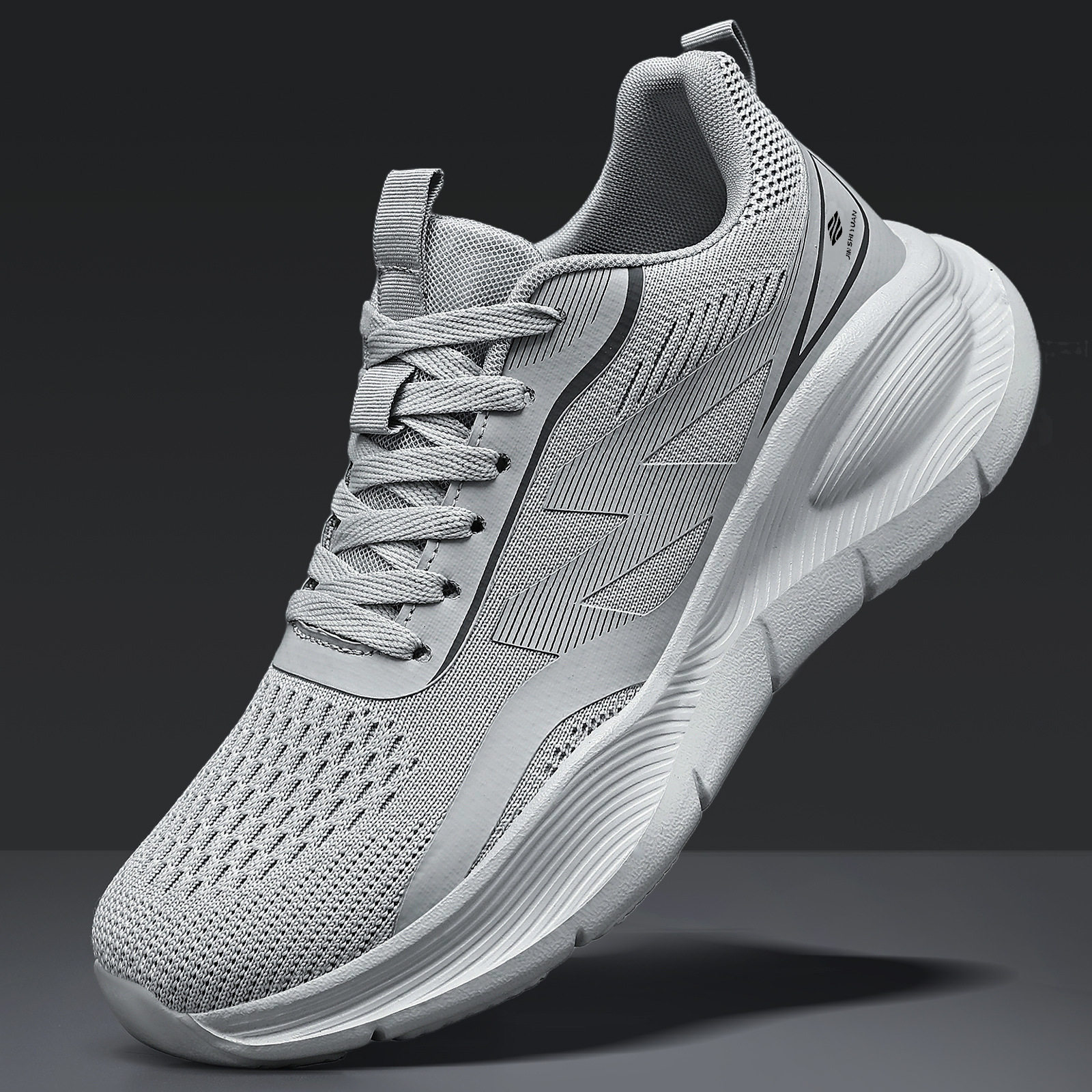 Spring Lightweight Mens Solid-color Versatile Casual Shoes