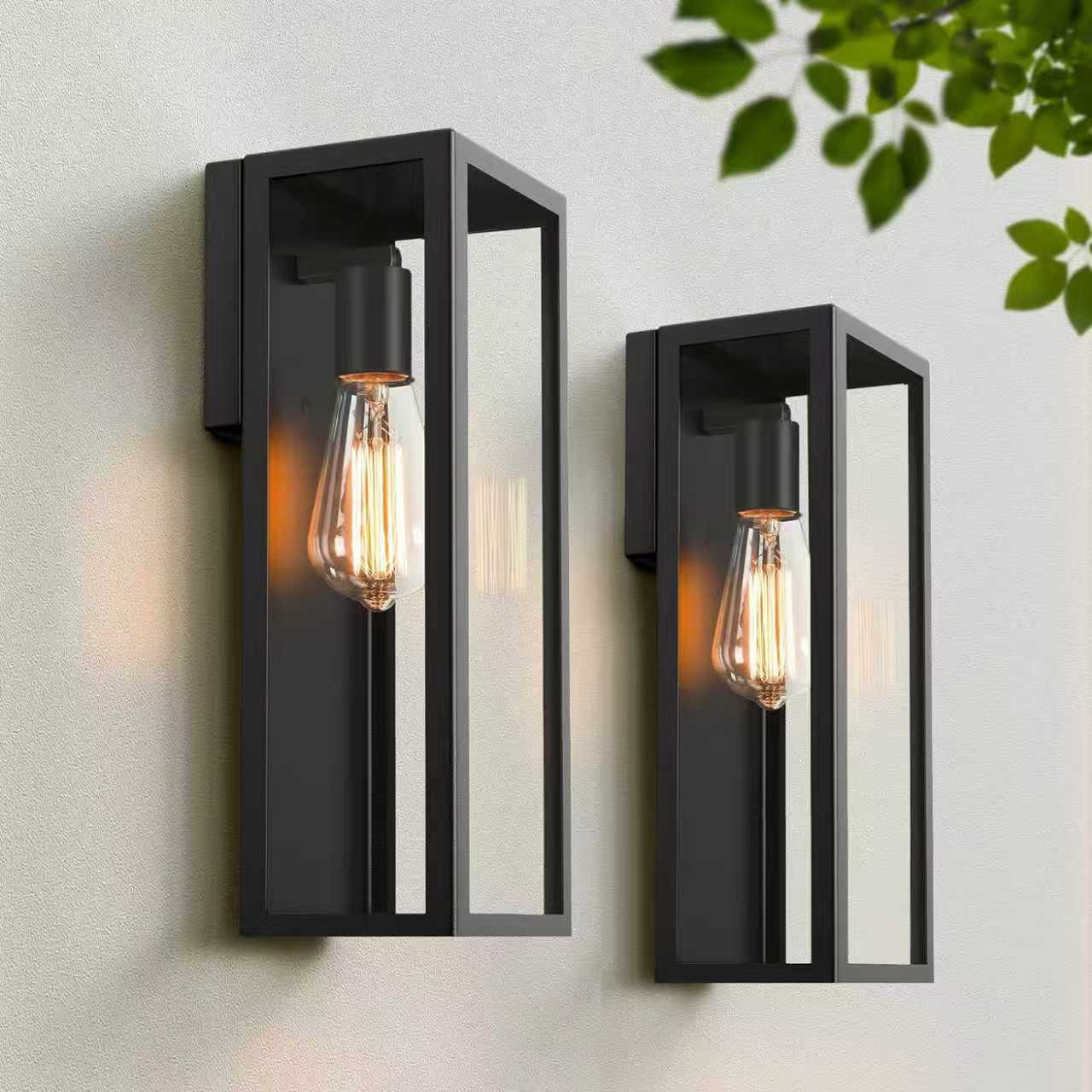 American-style Minimalist Outdoor Pathway Villa Garden Wall Light