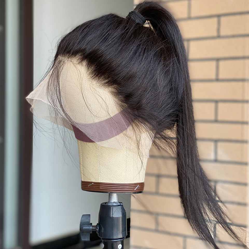 360 Lace Frontal Human Hair Wigs Full Head Wig Real Hair Front Lace 3