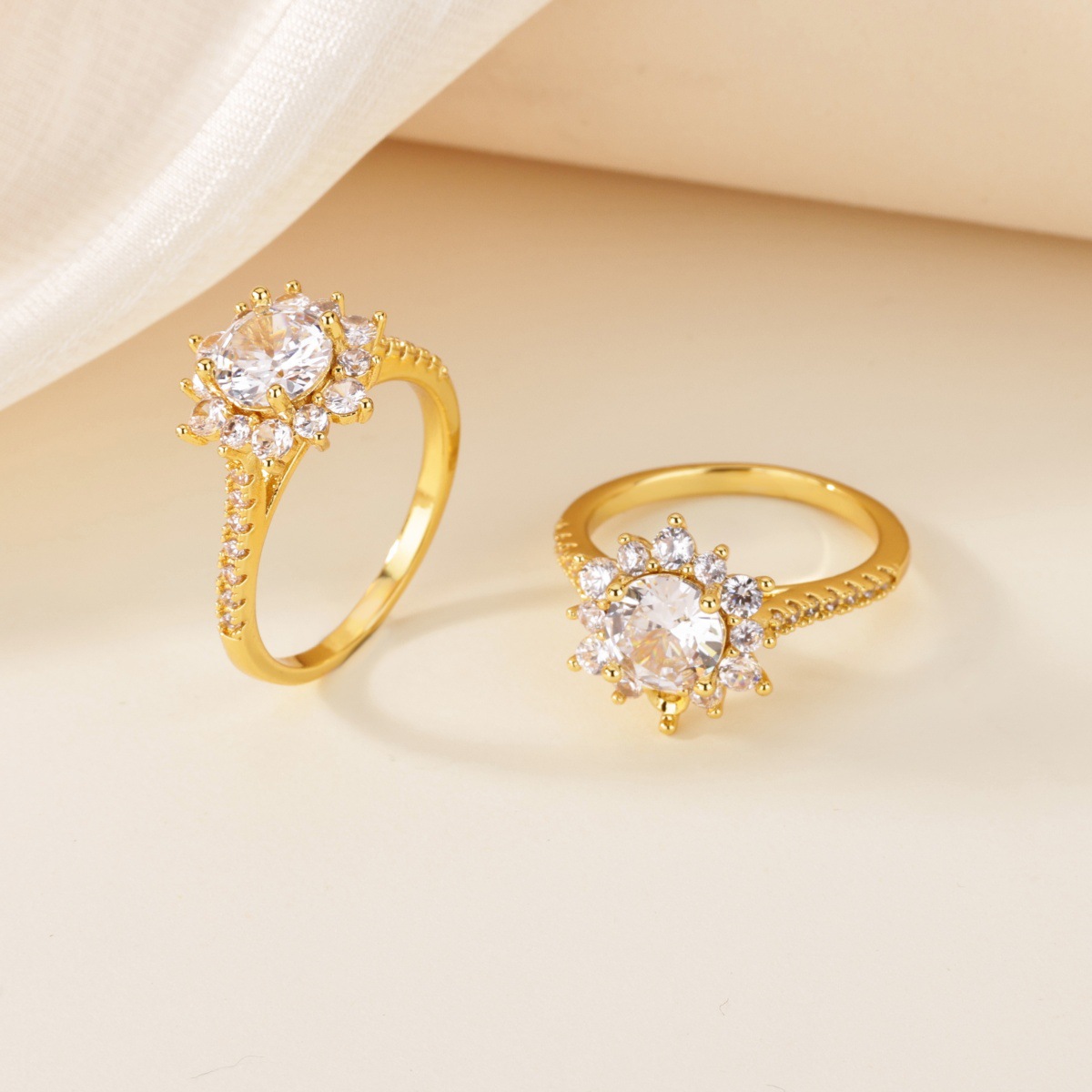 Light Luxury Zircon Ring For Women