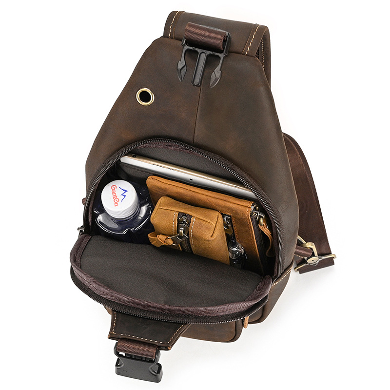 Men's Vintage Crossbody Bag Crossbody Bag — detail view 10