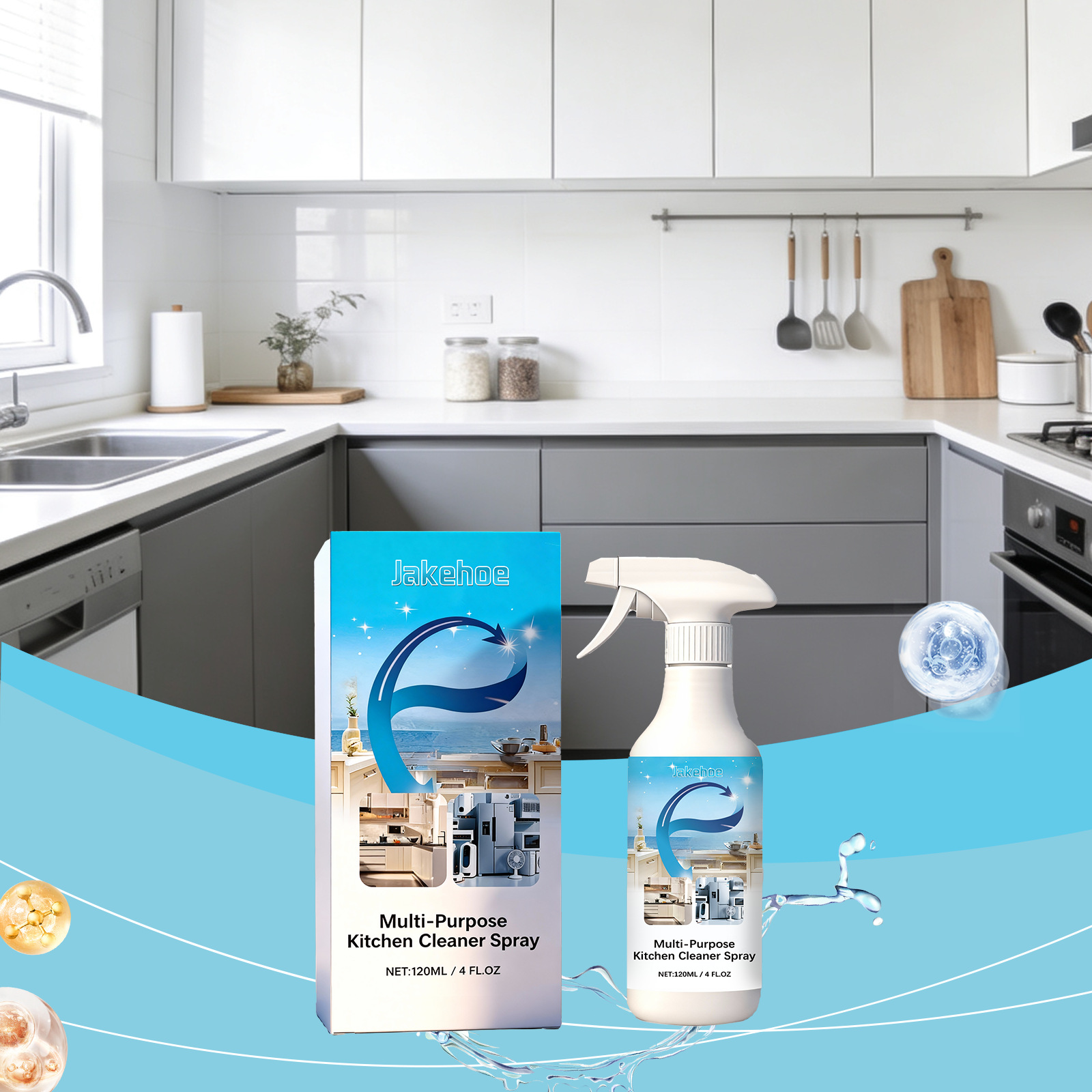 Multi-purpose Kitchen Cleaning Spray