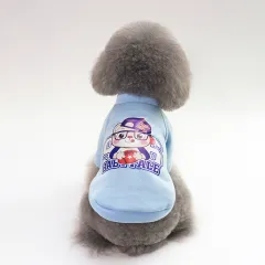 Dog Winter Pet Clothes Brushed Hoody - Bear Hoodie Blue - View 1