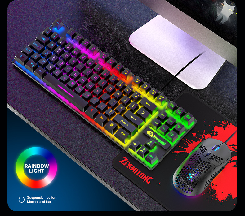 Title 19, T2 Illuminant Gaming-Set Tastatur, Maus, PC Hos...