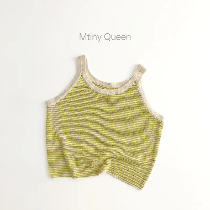 Children's Knitted Vest With A Western Style