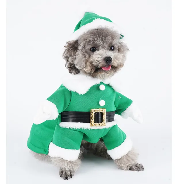 Dog Clothes Christmas Sweatshirt Clothes Green - Shop at LoveMi