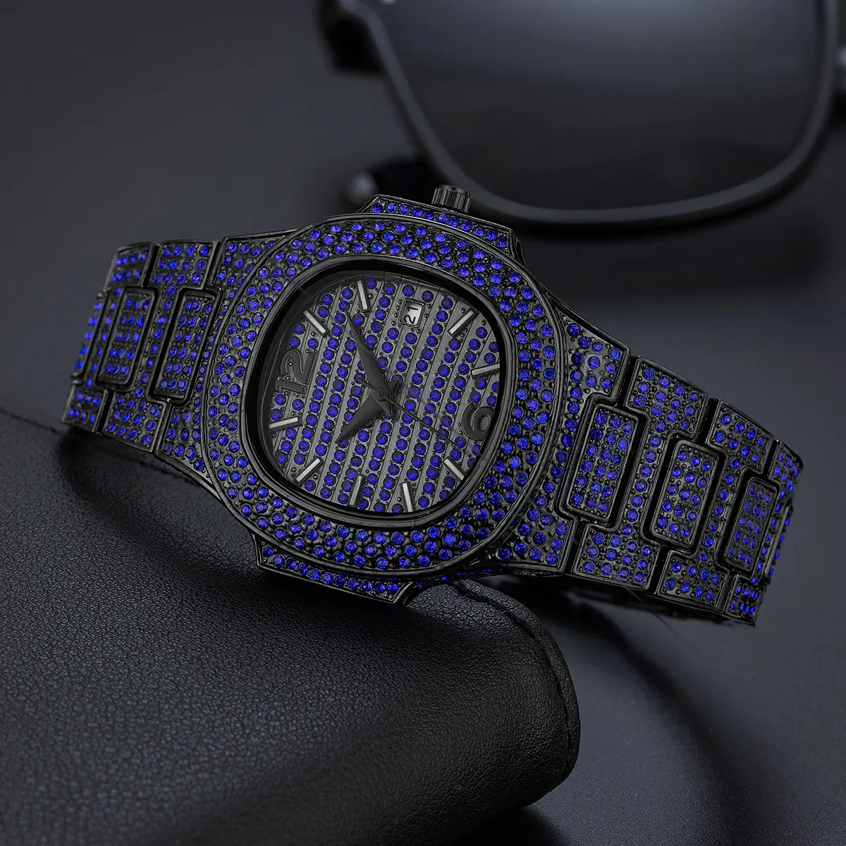Niche Hip Hop Color Diamond Full Men's