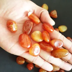 Carnelian Rough Stone Crystal Ornaments Mineral Specimen Rough Stone - 15X20Mm100G - View 1