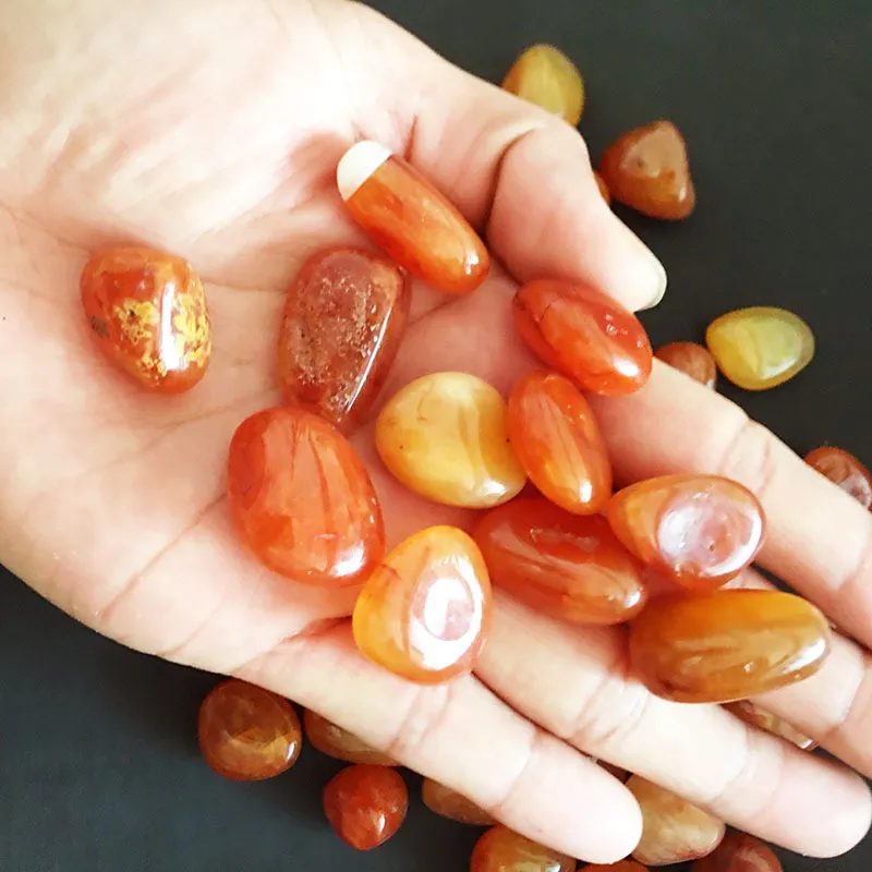 Carnelian Rough Stone Crystal Ornaments Mineral Specimen Rough Stone - 15X20Mm100G