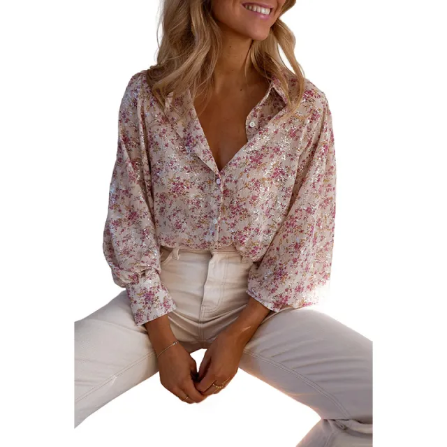 Fashion Single Row Multi buckle Shirt For Women Lc2555153P1020 - Shop at LoveMi