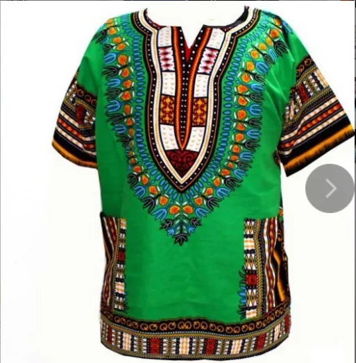 African T shirt Short Sleeved Men's Top Omdt111008 2Xl - Shop at LoveMi