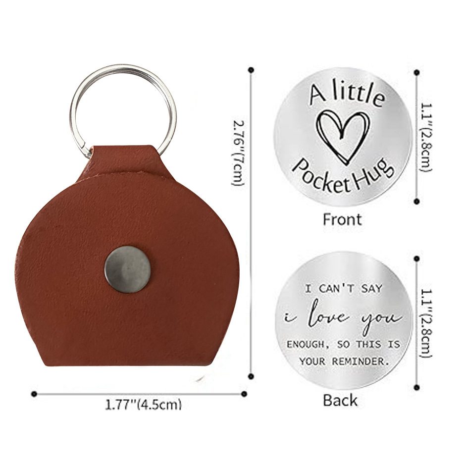 Pocket Hug Token Stainless Steel Coin 4