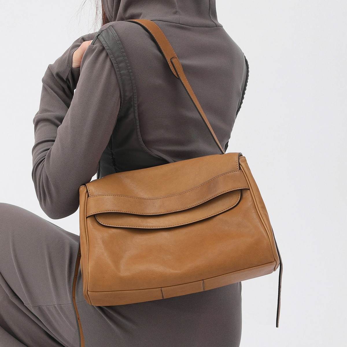 Microfiber Shoulder Bag
