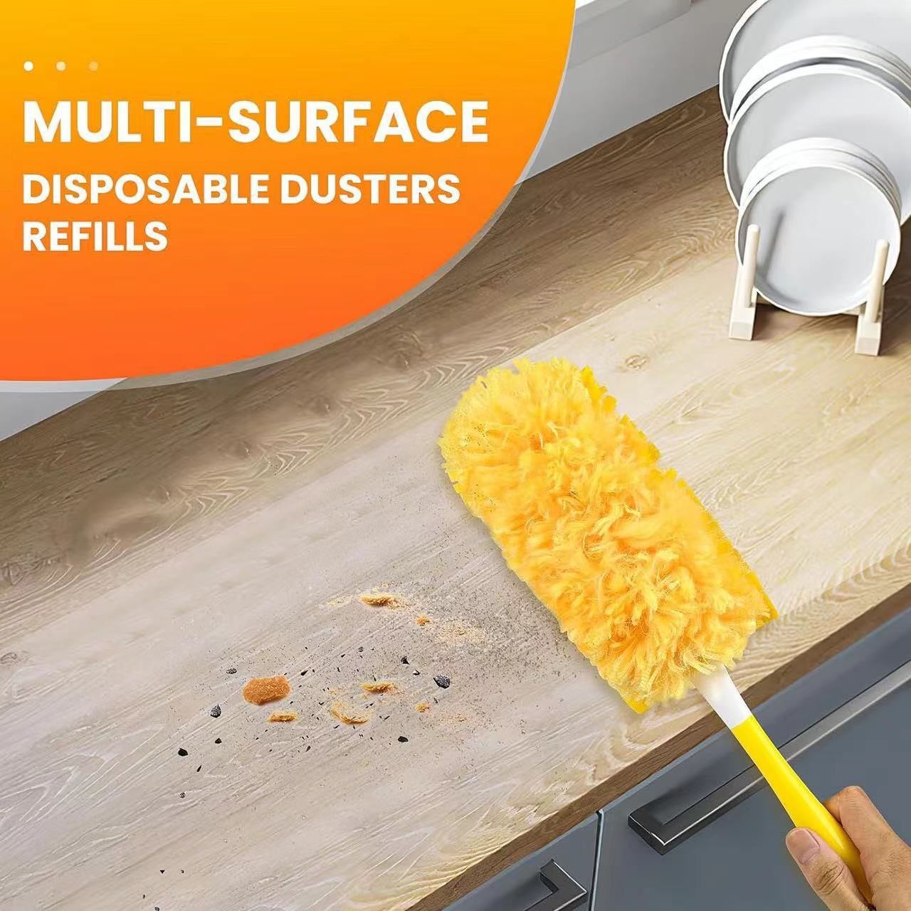 Title 4, Disposable 360 Degrees Static Dust Remove Brush...