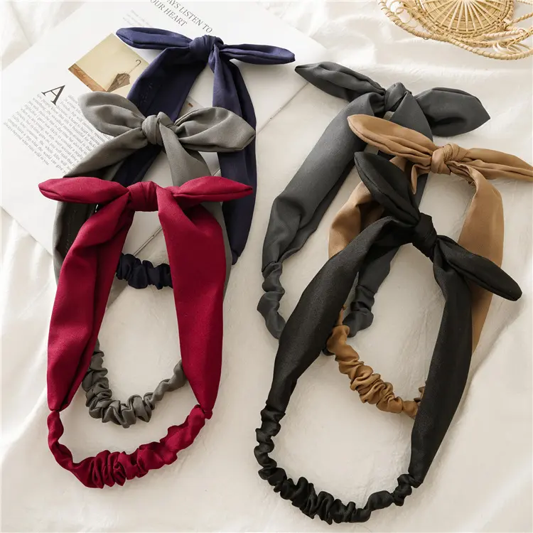 Women's All-match Elastic Band Knotted Rabbit Ears