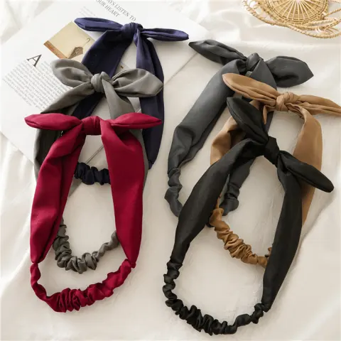 Women's All-match Elastic Band Knotted Rabbit Ears Hair