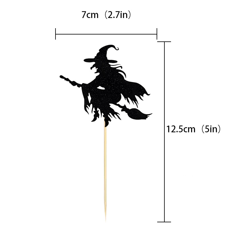 Title 6, Ghost Festival Inserts Cake Flag Party Decorati...