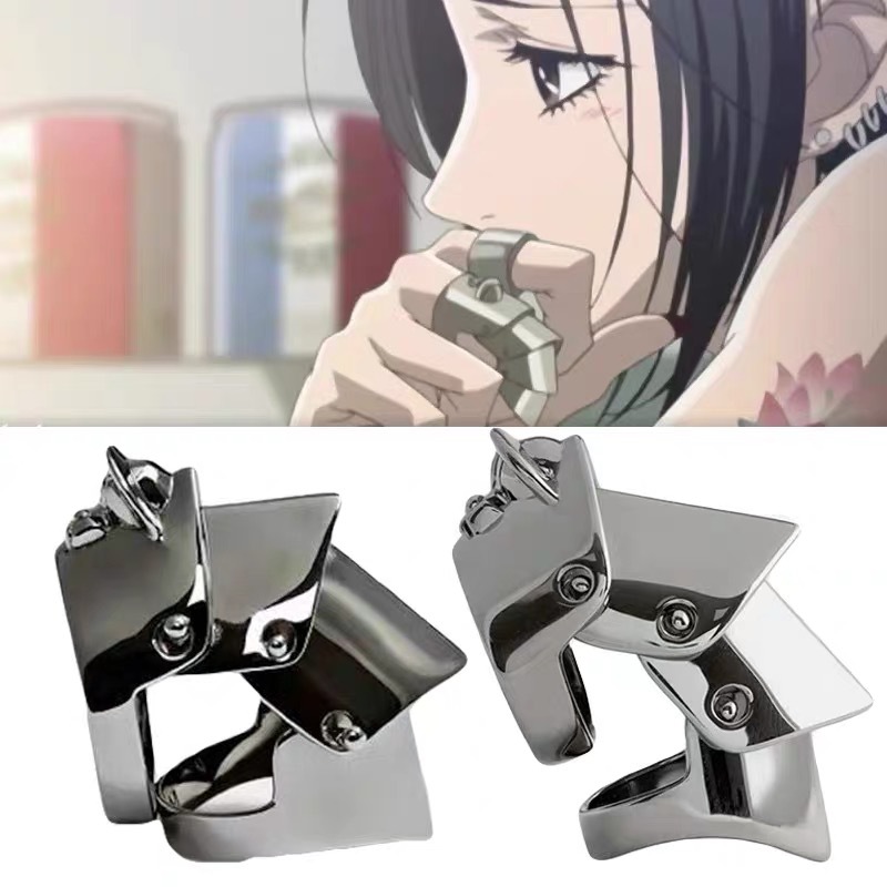Queen Mother's Four-section Armor Ring Punk Armor Knuckle Ring