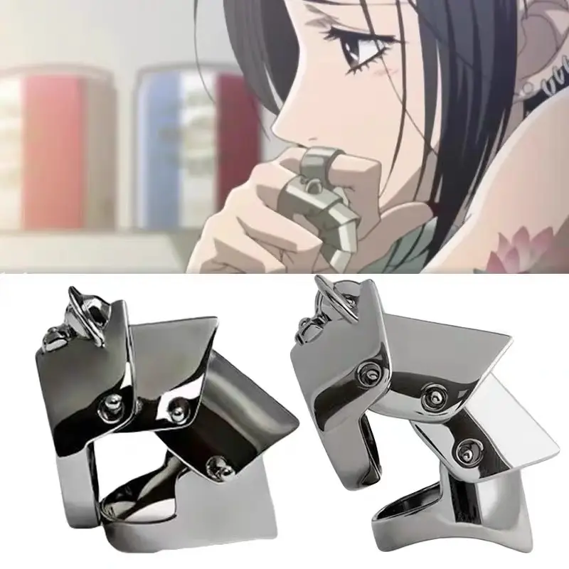 Queen Mother's Four-section Armor Ring Punk Armor Knuckle Ring