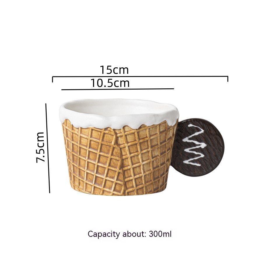 417 Brown Round Handle Cup