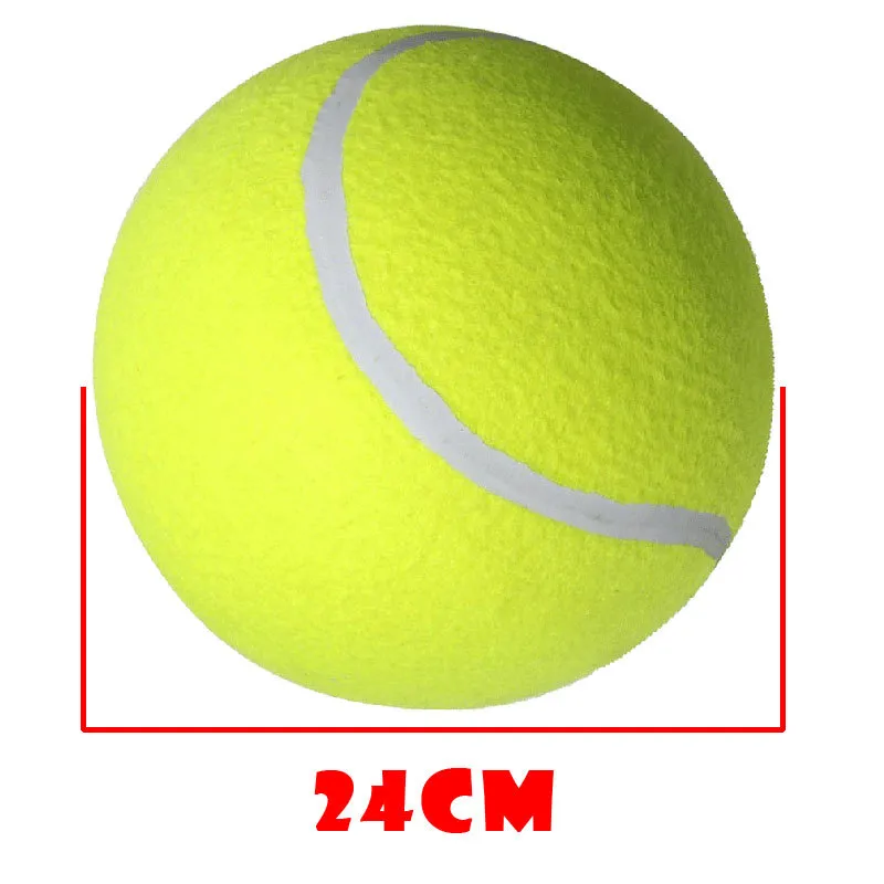 Tennis Pet Toy Inflatable Training Rubber Big Ball Elastic Ten Times Happy Corgi Golden Retriever - Xl Diameter 24Cm95 Inches