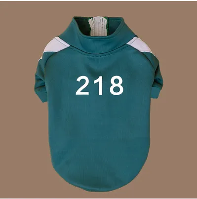 456 Digital Pet Clothes Cat Dog Coat Teddy Small And Medium sized Dogs Sweater Primary Green Coat 218 - Shop at LoveMi