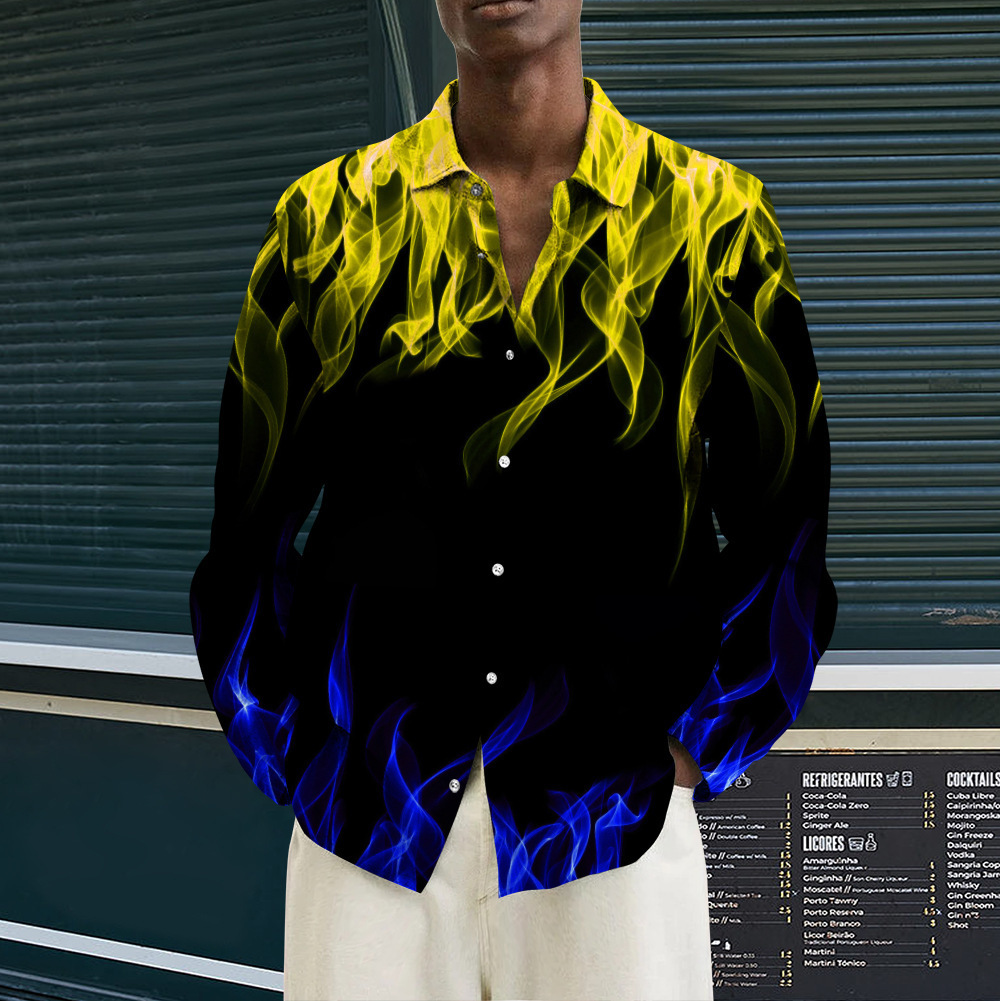 Mehrfarbiges Langarmshirt Flame Youth - Bild 7 von 10