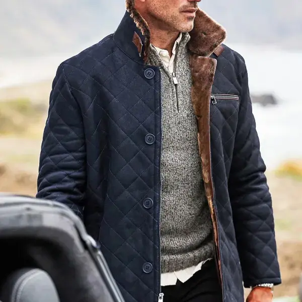American-style Solid-color Work Jacket