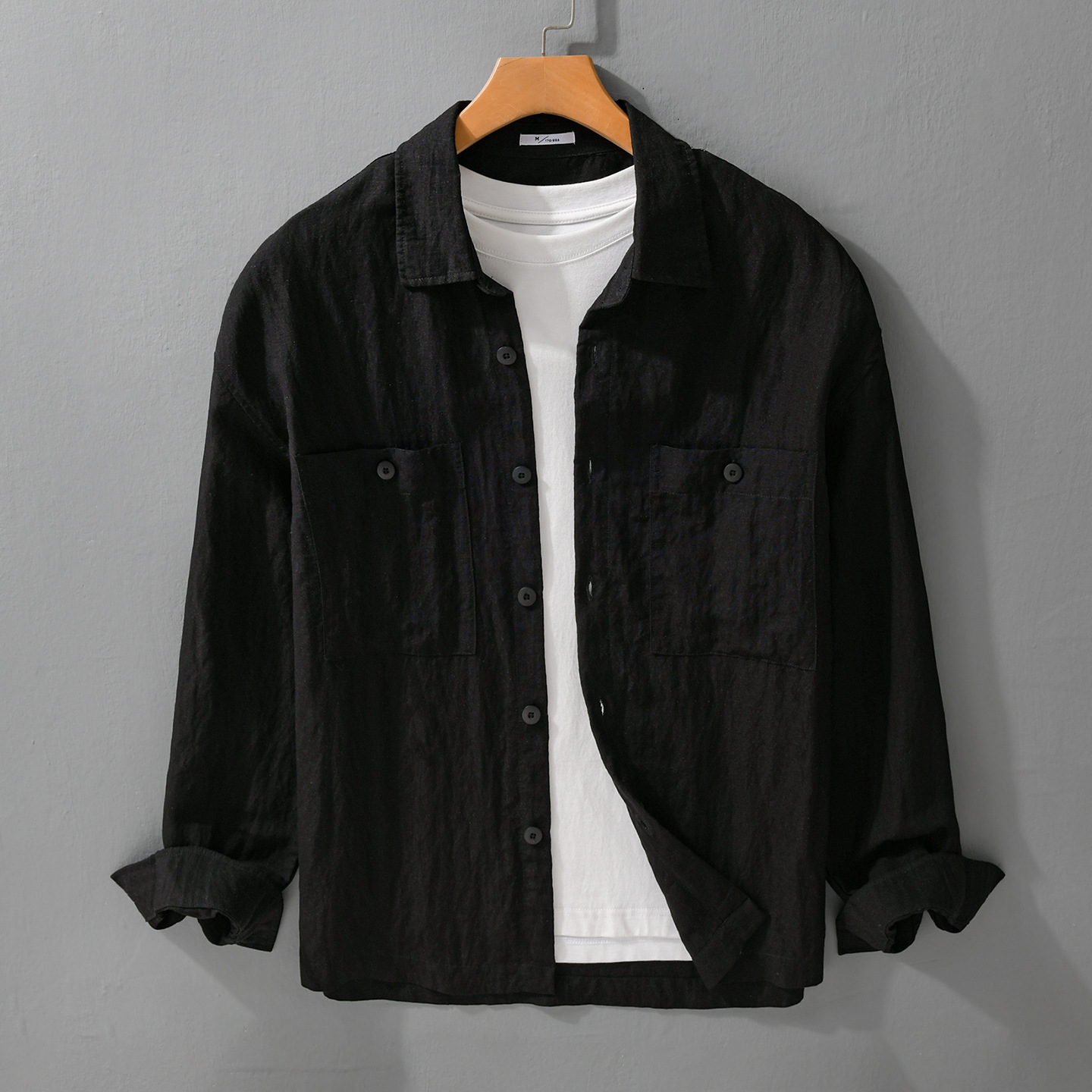Relaxed-Fit Long-Sleeve Shirt, picture 4 of 7
