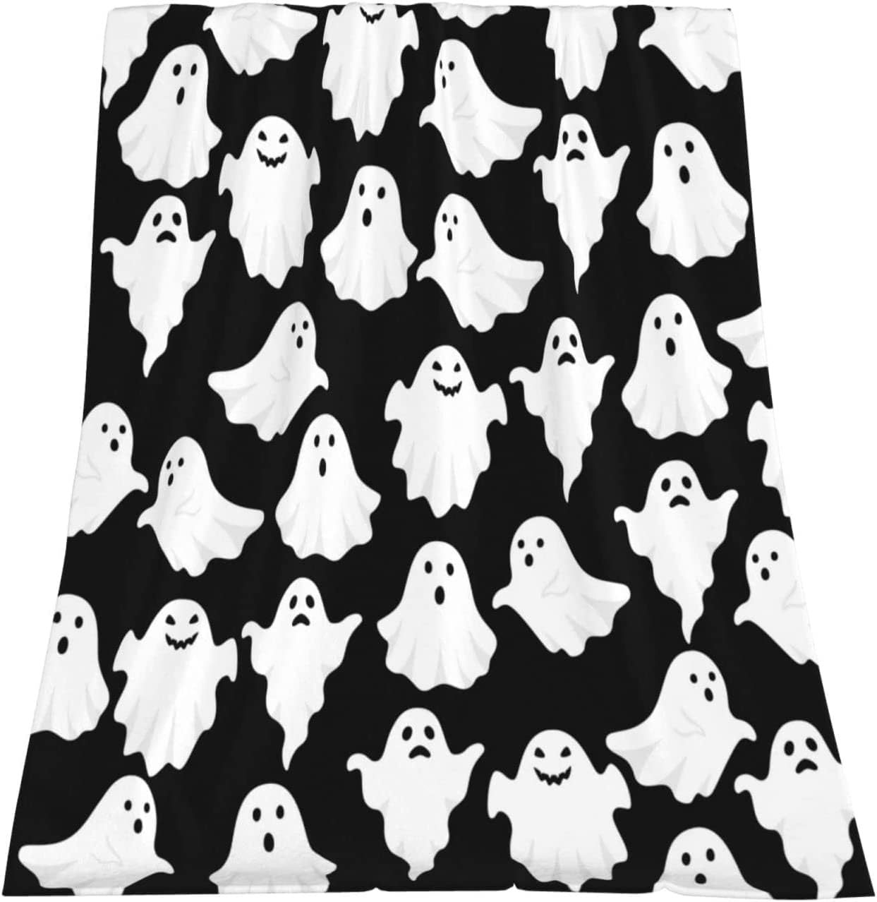 Title 5, Printed Blanket Ghost Halloween Four Seasons Un...