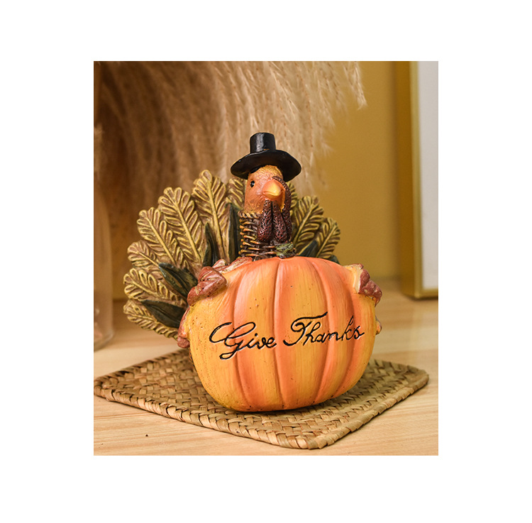 Title 4, Harvest Festival Resin Craft Ornament Scarecrow...