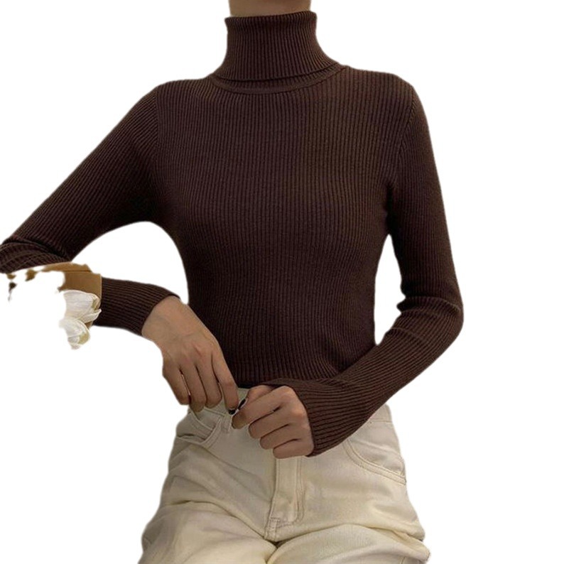 Bottoming Shirt 3 Kinds Of Rib Knitted Top