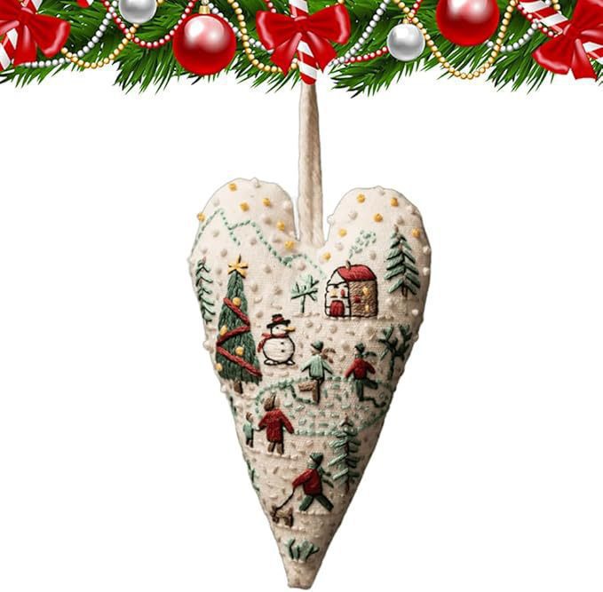 Santa Claus Embroidery Ornament